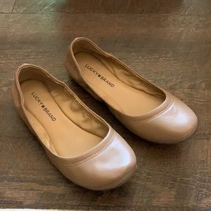 Lucky Brand nude flats, size 8